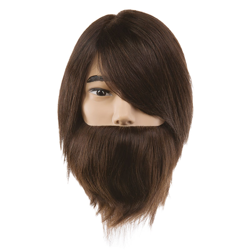 Sam II Brown Hair Mannequin — WB Barber Supply